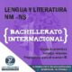CLASES PARTICULARES DE LENGUA Y LITERATURA NM Y NS BACHILLERATO INTERNACIONAL IB