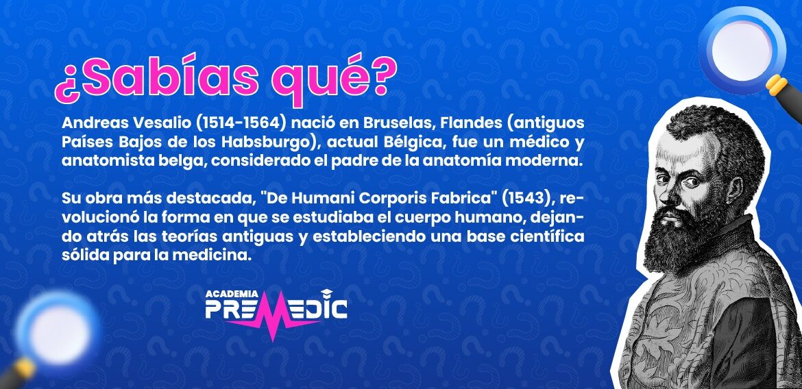 ¿Sabías quién fue Andreas Vesalio?