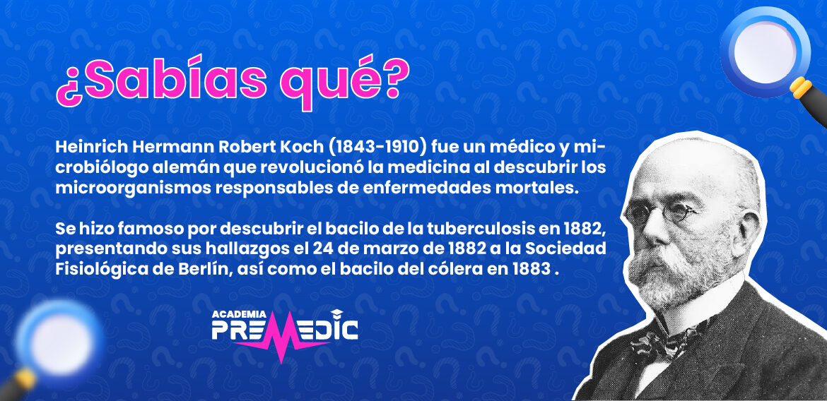 ¿Sabías quién fue Robert koch?