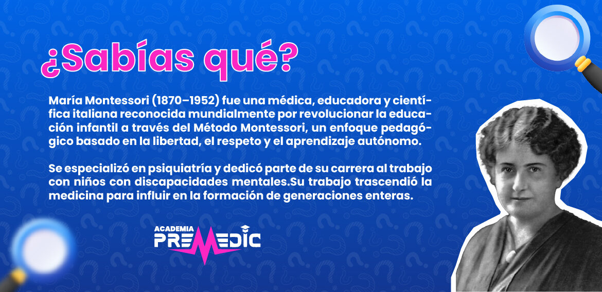 ¿Sabías quién fue Maria Montessori?