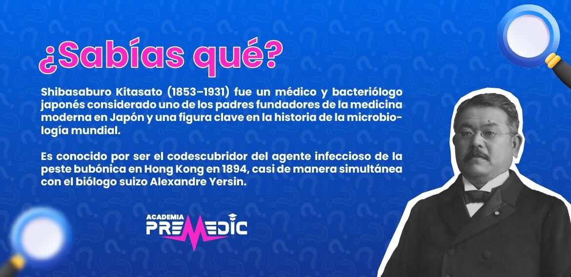 ¿Sabías quién fue Shibasaburo Kitasato?