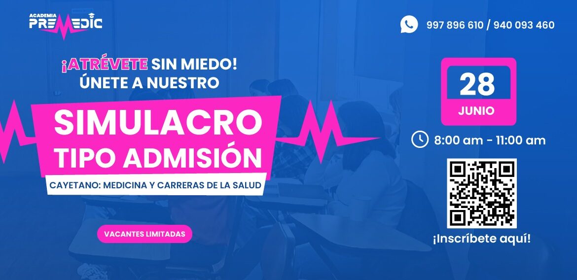 Cuarto simulacro tipo admisión Cayetano medicina