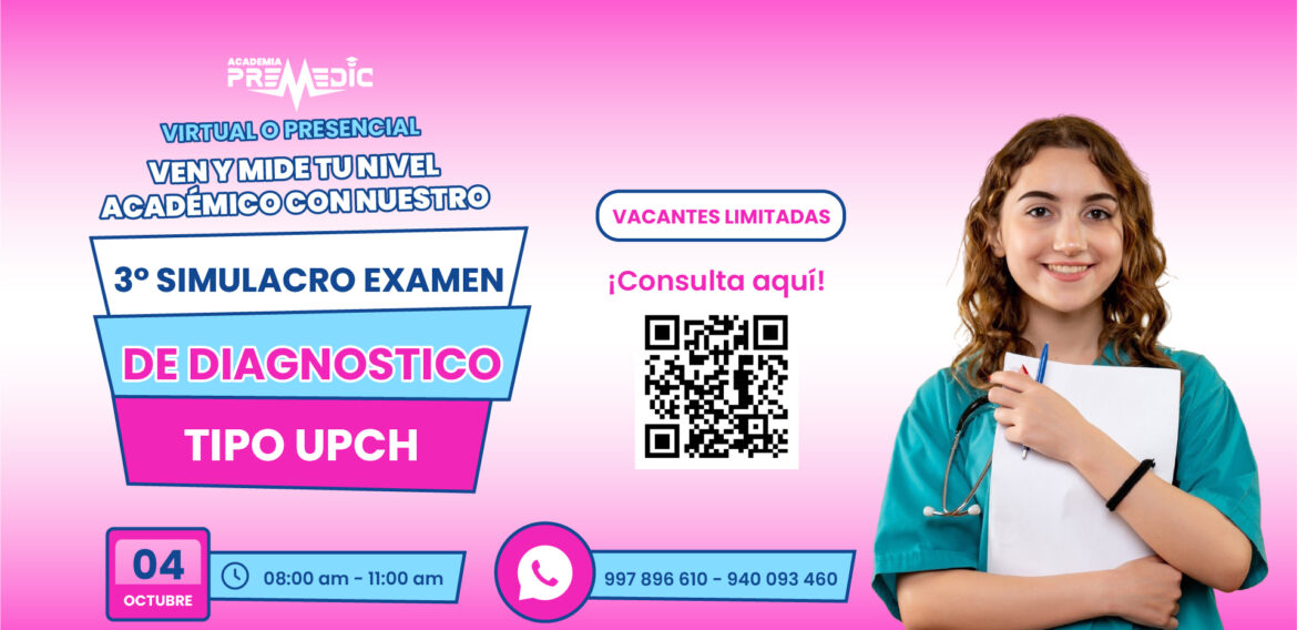 Tercer simulacro tipo admisión Cayetano medicina