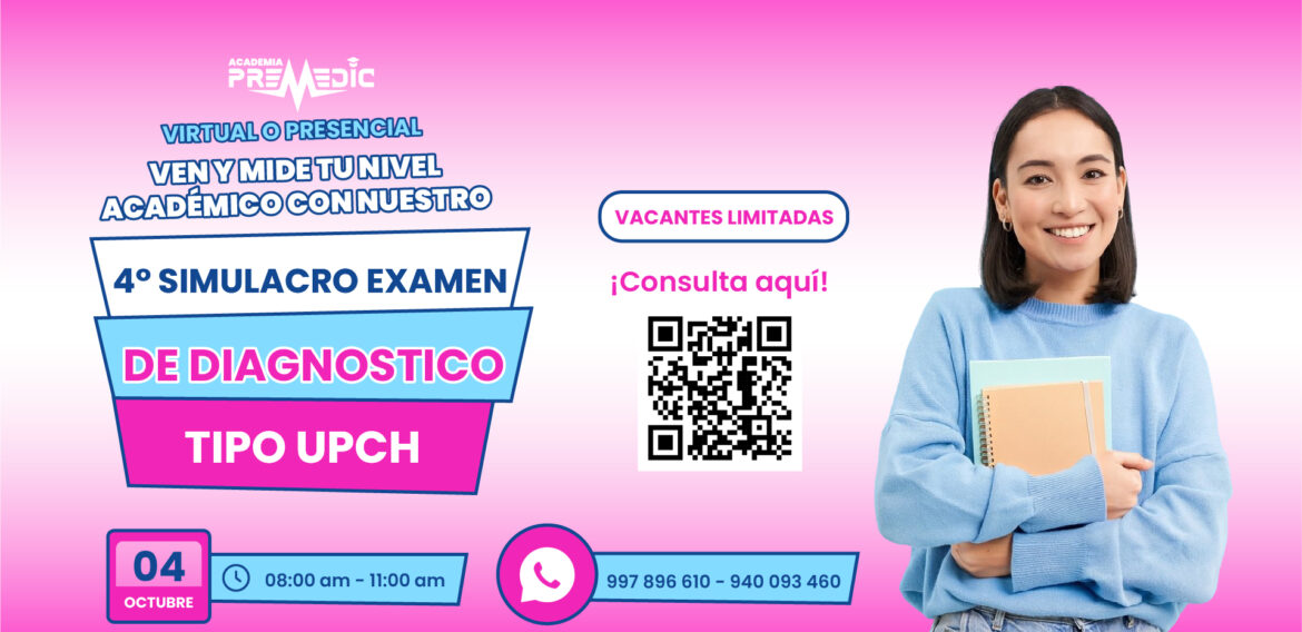 Cuarto simulacro tipo admisión Cayetano medicina