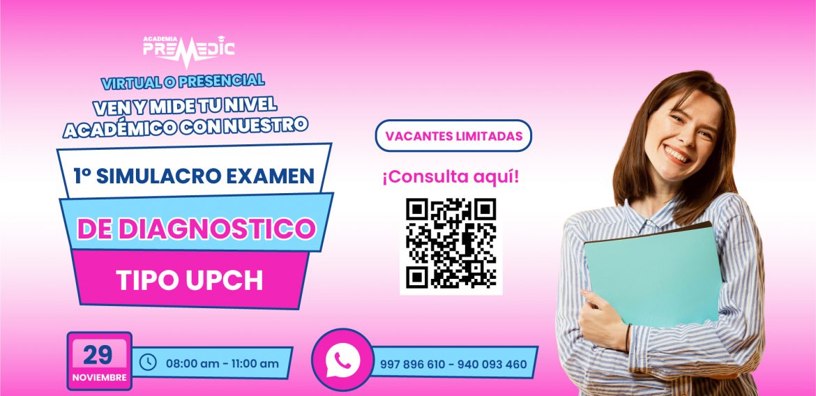Primer simulacro tipo admisión Cayetano medicina