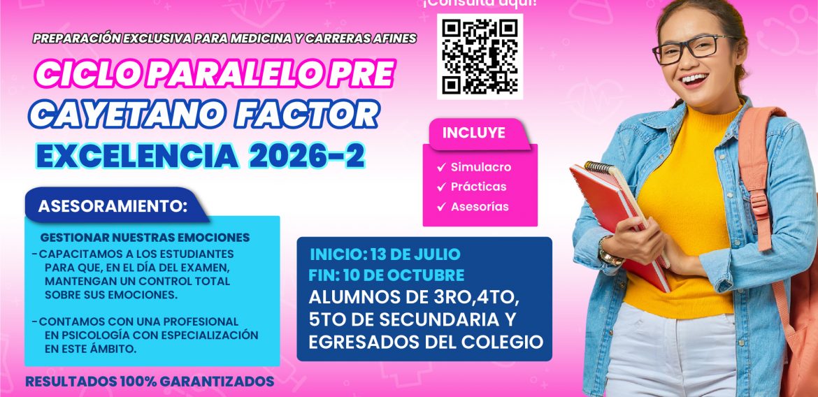 CICLO PARALELO PRECAYETANO 2026 📚 